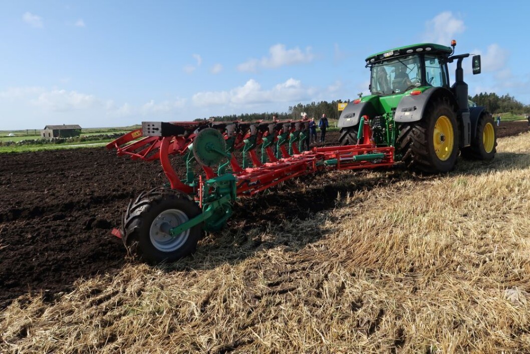 Kverneland oppgraderer plogene i forkant av Agritechnica. Foto: S. Bigseth Kverneland oppgraderer plogene i forkant av Agritechnica. Foto: S. Bigseth