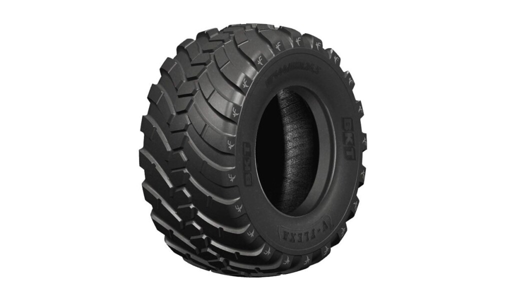 BKT V-Flexa blir lansert på Agritechnica i november. BKT V-Flexa blir lansert på Agritechnica i november.