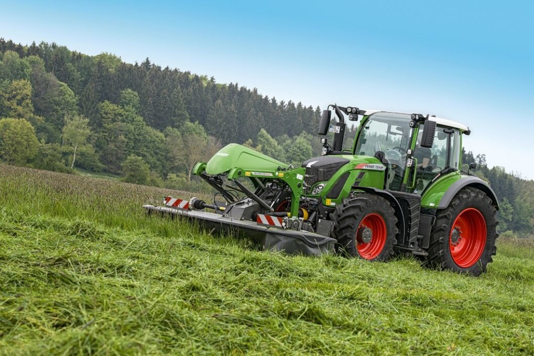 Slicer FQ er nyeste tilskuddet til slåmaskinserien til Fendt. Foto: Fendt Slicer FQ er nyeste tilskuddet til slåmaskinserien til Fendt. Foto: Fendt