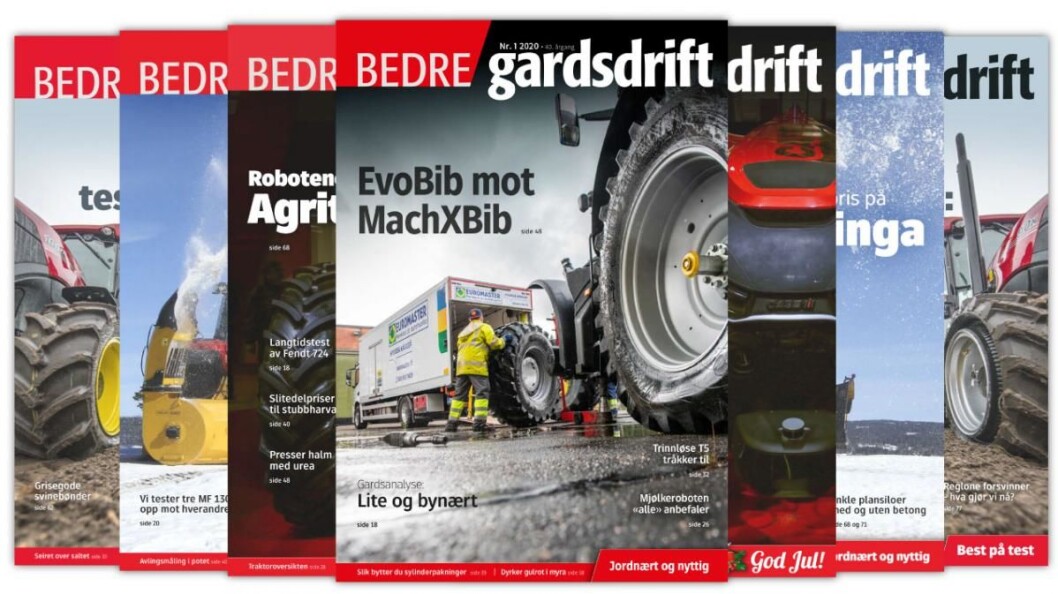 I denne utgaven får du både dekktest og prøvekjøring av trinnløs New Holland T5. I denne utgaven får du både dekktest og prøvekjøring av trinnløs New Holland T5.