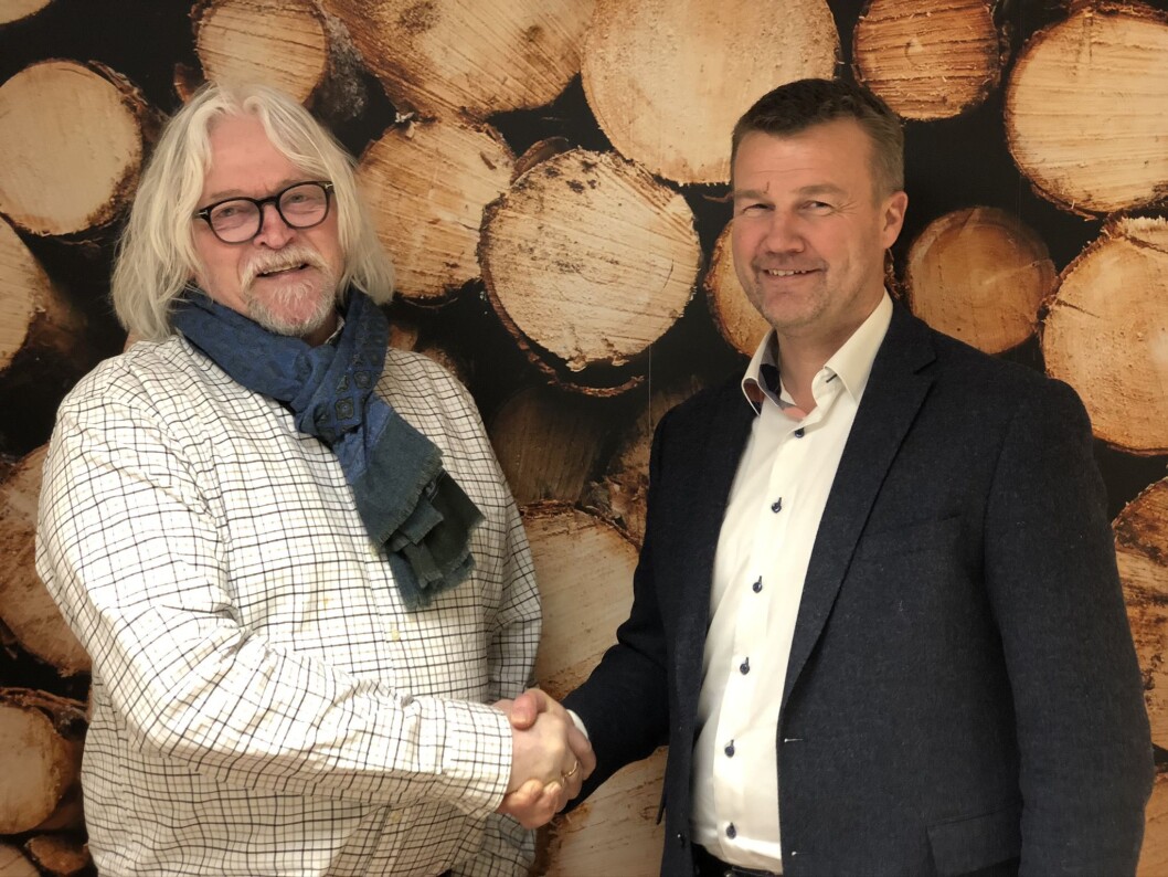 Fra høyre: Ketil Koppang og Ole Laurits Lønnum. Foto: Landkreditt Fra høyre: Ketil Koppang og Ole Laurits Lønnum. Foto: Landkreditt