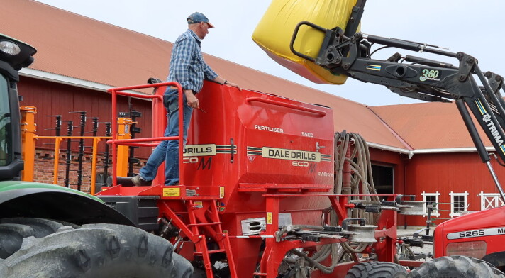 Ny såmaskin fra England nå på markedet i Norge