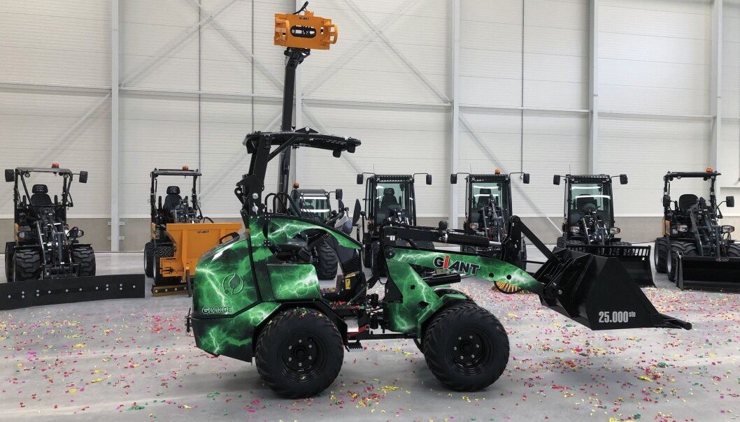 Tobroco-Giants har tro på elektriske lastere i framtida. Tobroco-Giants har tro på elektriske lastere i framtida.