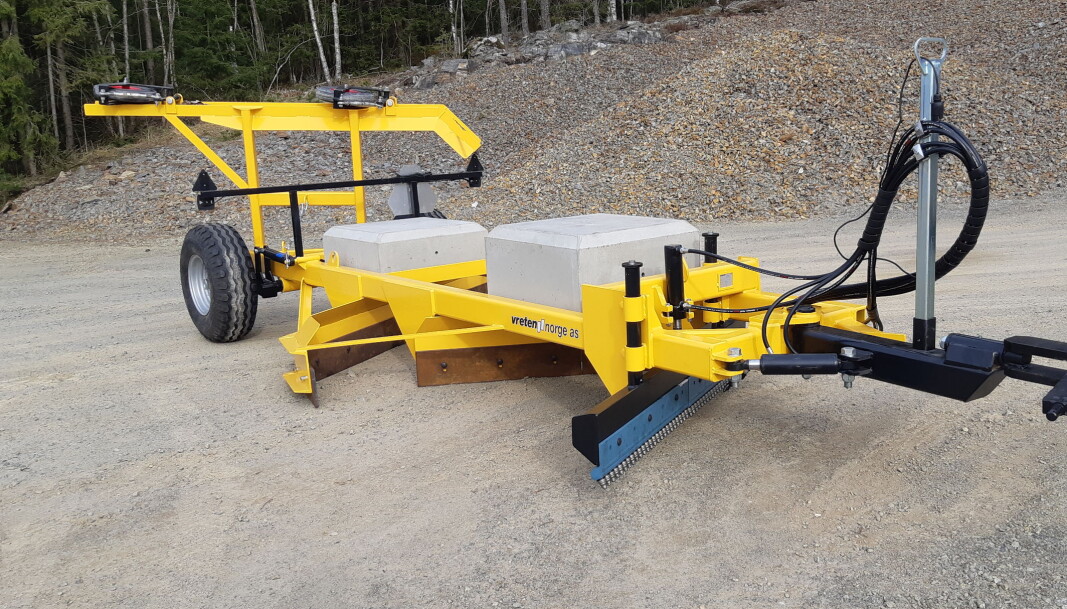 Slangeholderen og draget på V 30 Pro er tilpasset høyden på dagens traktorer. Slangeholderen og draget på V 30 Pro er tilpasset høyden på dagens traktorer.