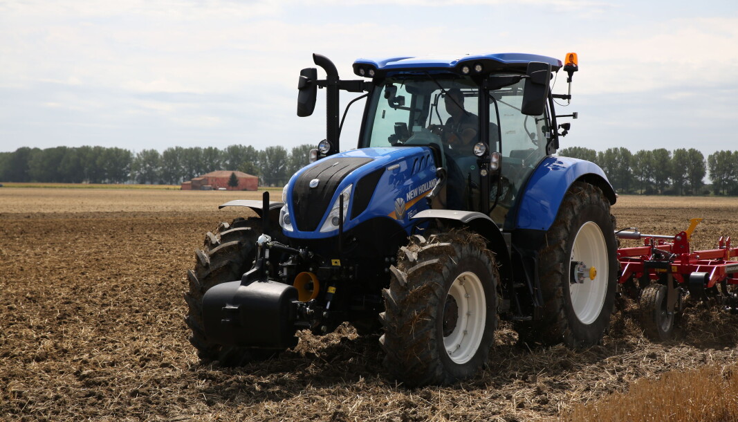 New Holland er av de få merkene med positiv utvikling fra fjoråret. New Holland er av de få merkene med positiv utvikling fra fjoråret.