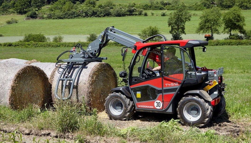 Weidemann introduserer en ny generasjon T4512. Weidemann introduserer en ny generasjon T4512.