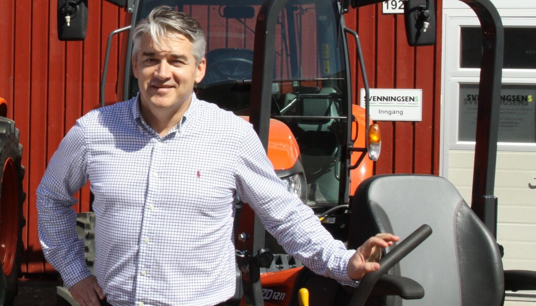 Kjetil Nilsson, daglig leder i Nellemann Machinery. Kjetil Nilsson, daglig leder i Nellemann Machinery.