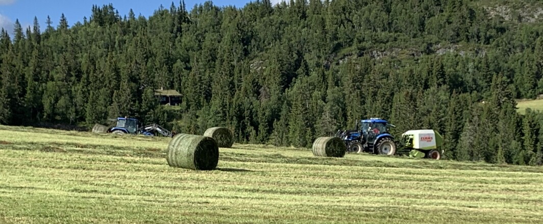 Det blir færre bønder og større bruk. Det blir færre bønder og større bruk.