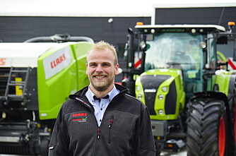Ny mann på traktor hos Norwegian Agro