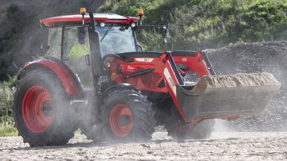 Zetor er lagt på is