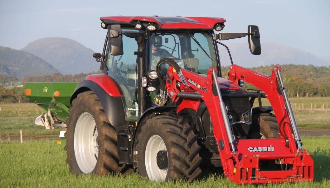 Case IH Vestrum 130 CVX i prøvekjøring sommeren 2021. Case IH Vestrum 130 CVX i prøvekjøring sommeren 2021.