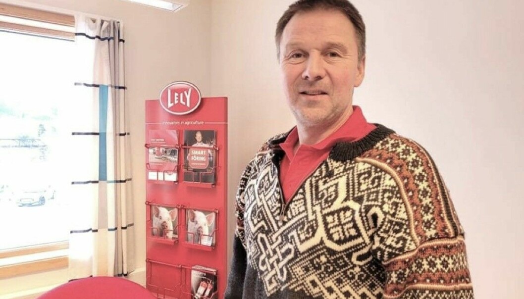 Lars Petter Bartnes blir Lely-selger.