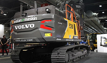 Volvo Maskin viser fram el-graver på 23-tonn