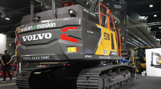 Volvo Maskin viser fram el-graver på 23-tonn