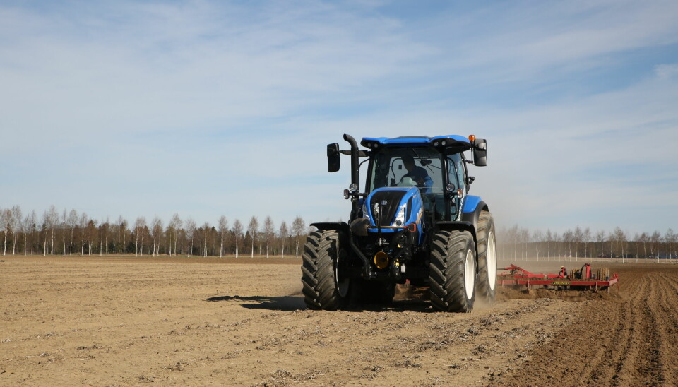 CNH leverte få traktorer fram til A-K maskiner gikk konkurs i juni i fjor, men antallet har i hvert fall ikke blitt noe høyere siden.