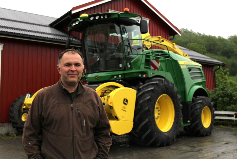 Dag Jøran byttet ut rundballer med finsnitter