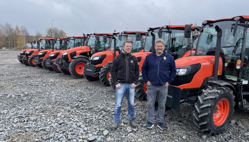 Rune Teigen Sjøl fra Nellemann Machinery og Dag Ellefsrud fra Vaktmesterkompaniet. Rune Teigen Sjøl fra Nellemann Machinery og Dag Ellefsrud fra Vaktmesterkompaniet.