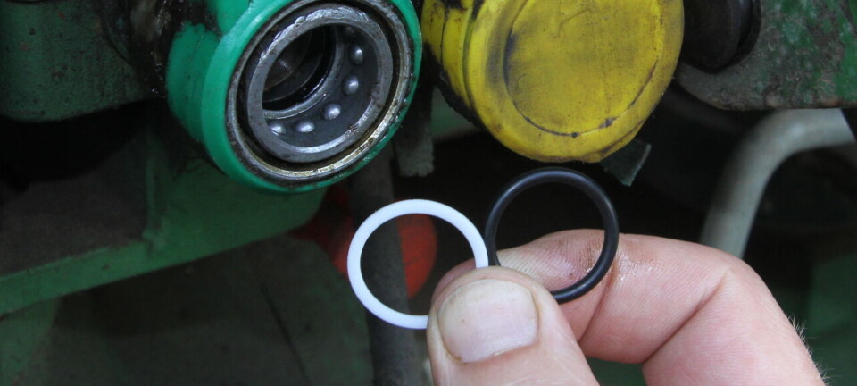 Dryppende hydraulikkuttak