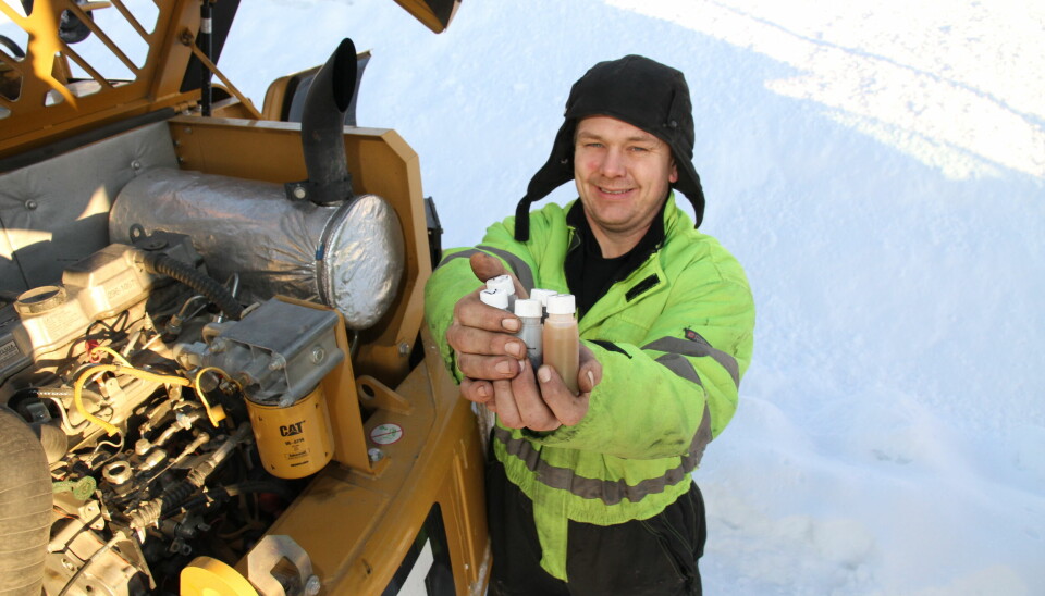 For Cato Berntsen i Pon 
Equipment er oljeprøver 
hverdagskost.