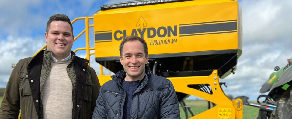 Claydon inntar Norge