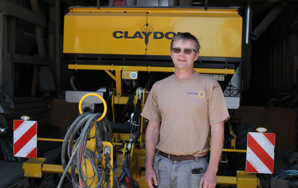 Kristian tar i bruk ny såteknikk etter regelendring