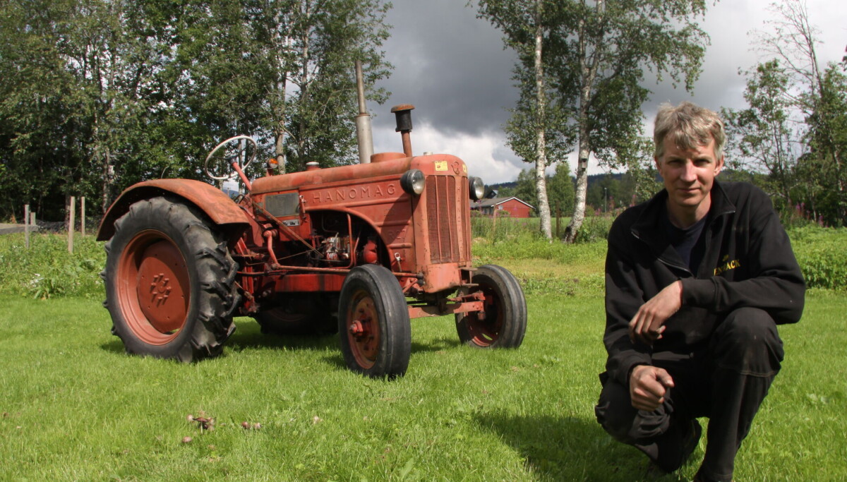 Veterantraktor: Hanomag R27 1955-modell